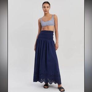 Solid & Striped Zaria Skirt in French Navy XS